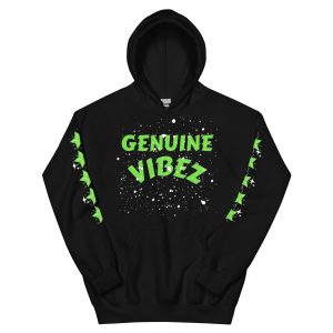 Genuine Vibes Green Hoodie