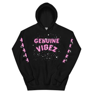 Genuine Vibes Pink Hoodie