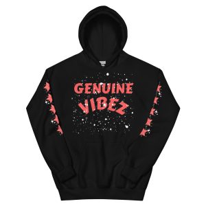 Genuine Vibes Red Hoodies